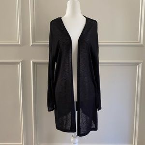Gently worn lightweight black cardigan size medium